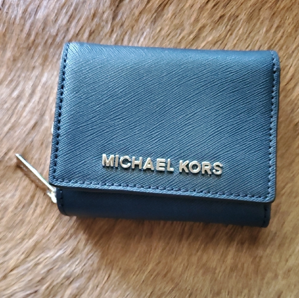Michael Kors Navy Card Holder